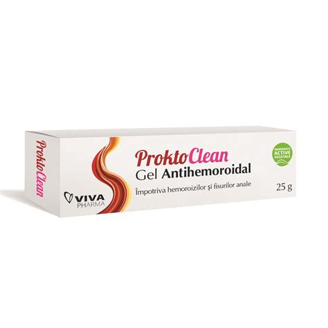 proktoclean|Gel antihemoroidal ProktoClean, 25 g .